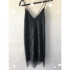 Black Lacy Evening/Cocktail Dress (Backless)